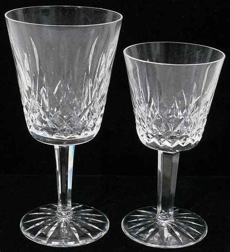 lismore waterford water glasses.